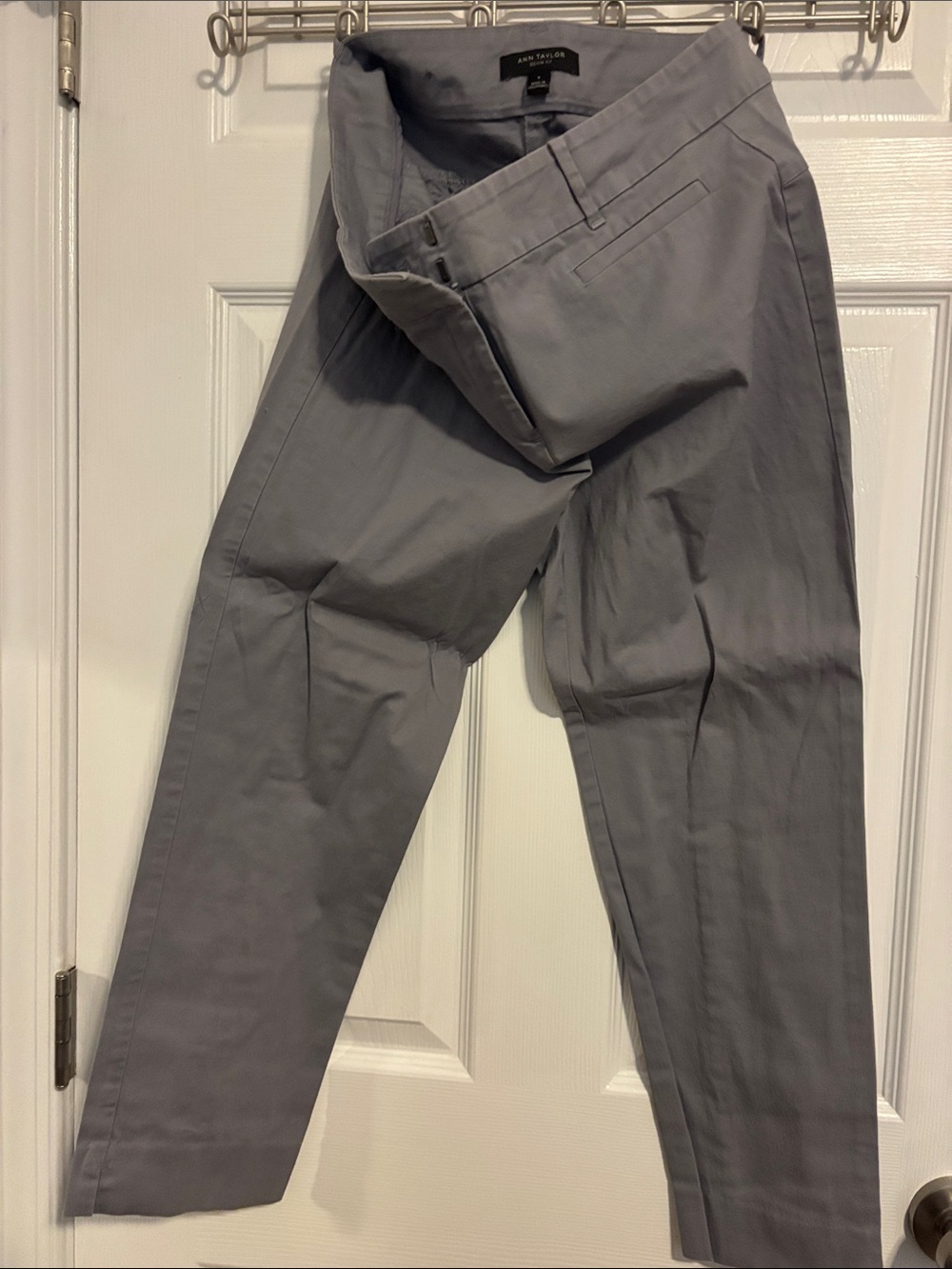 Ann Taylor Women’s Devin fit Light Gray Dress Trousers